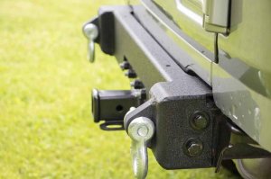 Jeep Wrangler Unlimited JLU Rear Bumper - Fishbone Offroad - Bumper Delete - Black - `18-`27